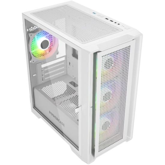 Корпус Powercase Alisio Micro X4W V2, белый (CAMCXW-A4) — купить по ...