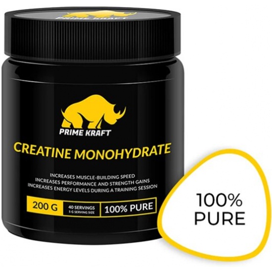 Креатин PRIME KRAFT Creatine Monohydrate 100% 200г 4680613380421 ...