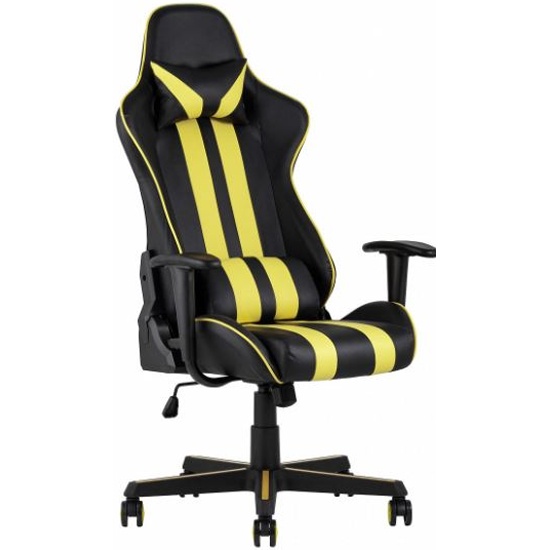Кресло геймерское TopChairs Camaro, желтое — купить в интернет-магазине ...