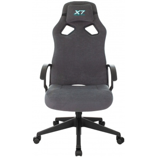 Кресло игровое a4tech x7 gg 1100 черный голубой текстиль эко кожа крестовина пластик
