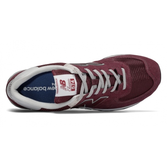Кроссовки NEW BALANCE ML574EGB/D мужские, цвет бордовый, размер 8.5 —  купить в интернет-магазине ОНЛАЙН ТРЕЙД.РУ