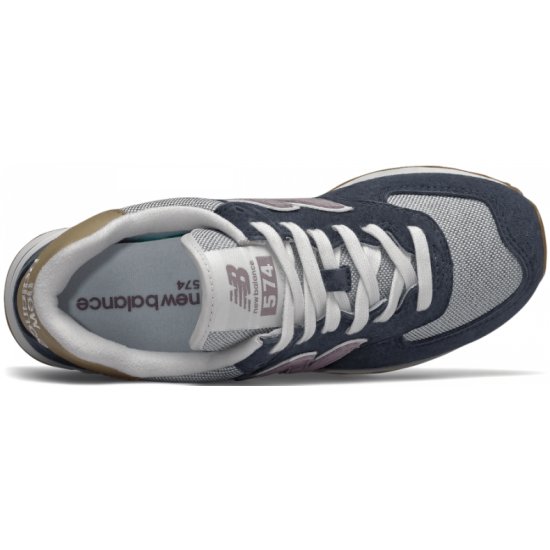 Кроссовки New Balance WL574NVC/B женские, цвет синий, размер 6.5 — купить в  интернет-магазине ОНЛАЙН ТРЕЙД.РУ