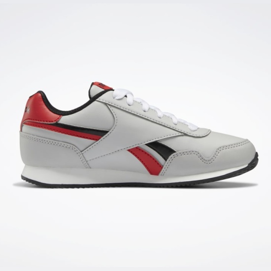 Кроссовки REEBOK GW5277 ROYAL CL JOG 3.0 для мальчика, цвет серый, размер 34  — купить в интернет-магазине ОНЛАЙН ТРЕЙД.РУ