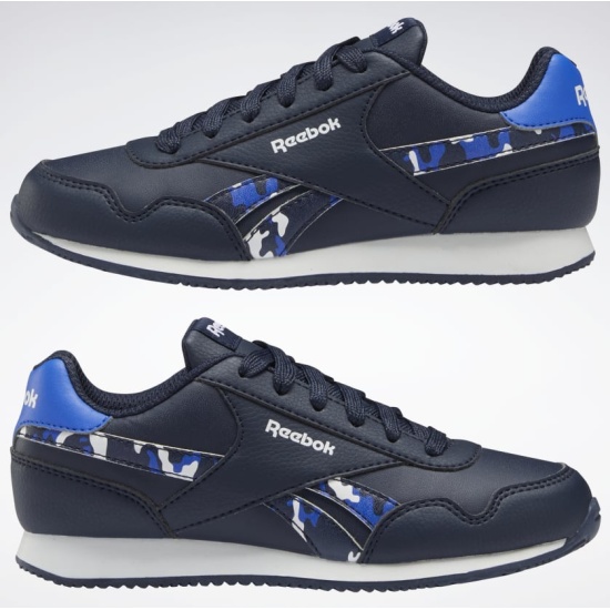 Кроссовки REEBOK GW5284 ROYAL CL JOG 3.0 для мальчика, цвет синий, размер 34  — купить в интернет-магазине ОНЛАЙН ТРЕЙД.РУ