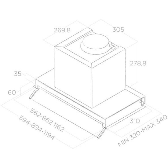 Elica boxin ix a 60 схема встраивания