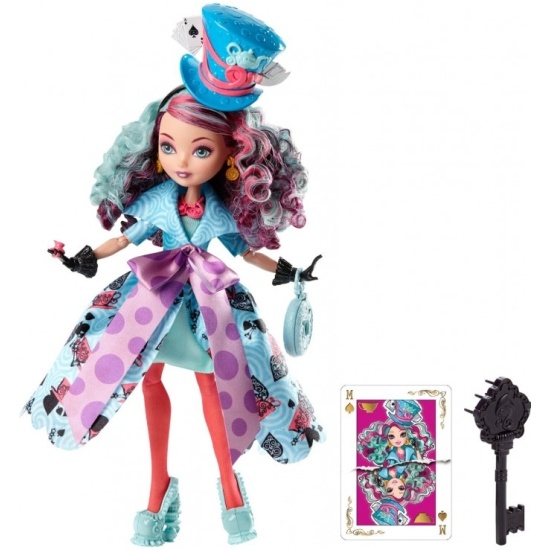 Куклы эвер афтер хай фото Кукла EVER AFTER HIGH Страна чудес Мэдлин Хэттер CJF39/CJF40 - купить по низкой 
