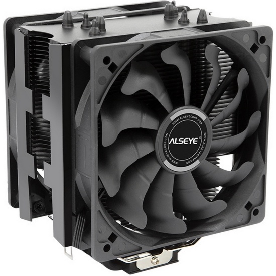 Кулер для процессора ALSEYE S120D Black (S120D-B) — купить по низкой ...