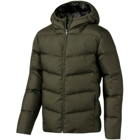 Puma essential 400 down hooded jacket new arrivals