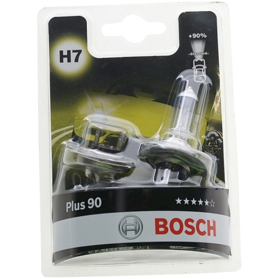 1987301423 Лампа галогенная Bosch  Plus 90  H7 12V 55W  (блистер 2шт)