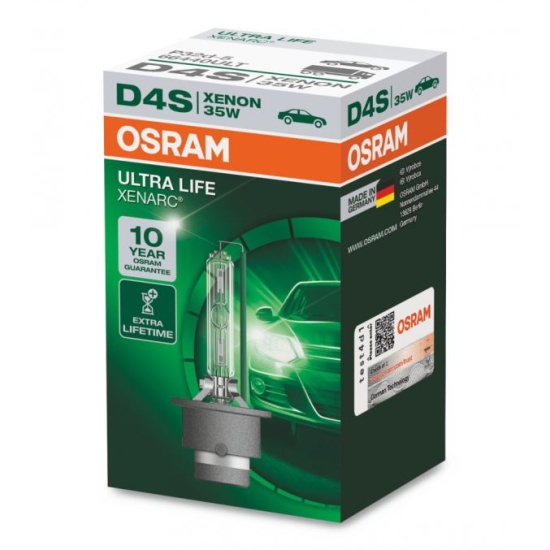 Лампа автомобильная OSRAM Xenon Ultra Life D4S 35W P32d-5 12V, 1шт ...