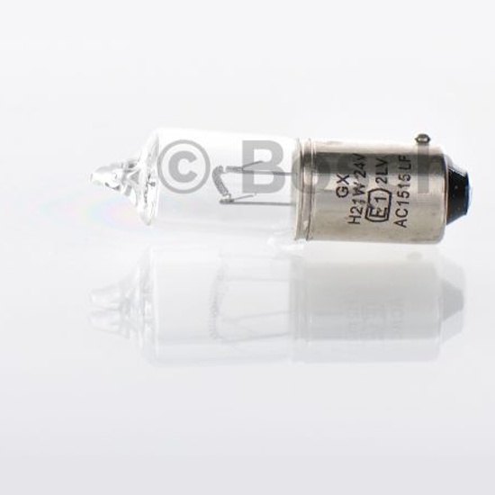 BOSCH Лампа накаливания TRUCKLIGHT H21W [24V 21W] BAY9s