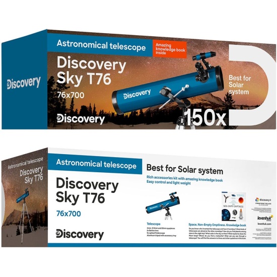 Телескоп Discovery Sky T76 с книгой — купить в интернет-магазине ОНЛАЙН ...