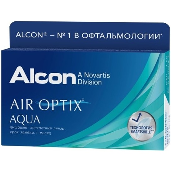 Контактные линзы ALCON (CIBA VISION) Airoptix Aqua (6 шт / 8.6 / 14.2 ...