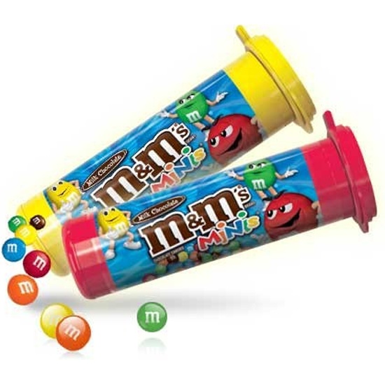 Драже M&M's шоколадные в тубе Эмэндэмс Мини (М&M minis) 306 г — купить ...