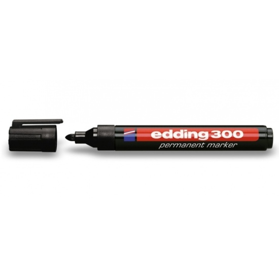 Маркер перманентный edding 300 черный Маркер перманентный edding 300 черный