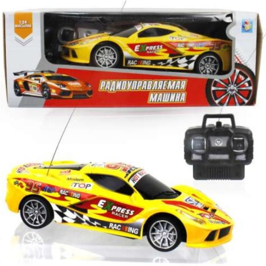 Купить Машина на радиоуправление 1TOY Т13846 Спортавто, масштаб 1:24 ...