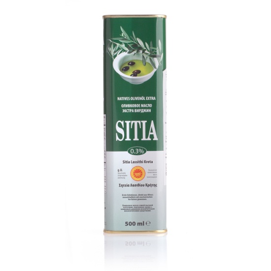 Масло оливковое Sitia Extra Virgin P.D.O. 0,3% 0,5 л — купить в ...