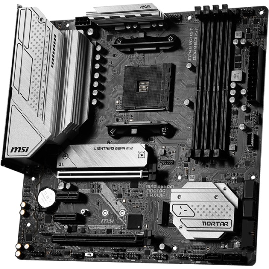 Материнская плата MSI MAG B550M MORTAR MAX WIFI (AM4, mATX) — купить по ...