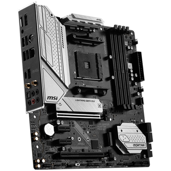 Материнская плата MSI MAG B550M MORTAR MAX WIFI (AM4, mATX) — купить по ...