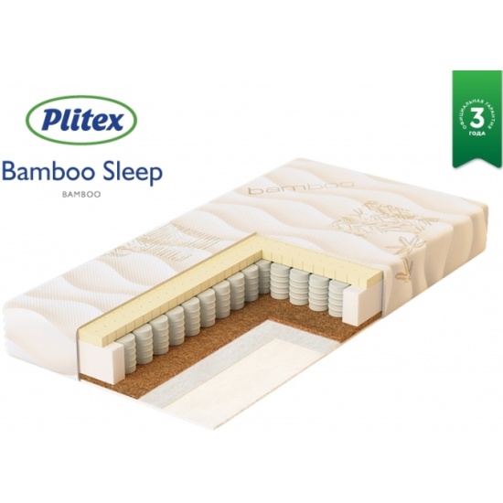 Матрас plitex 120x60 bamboo