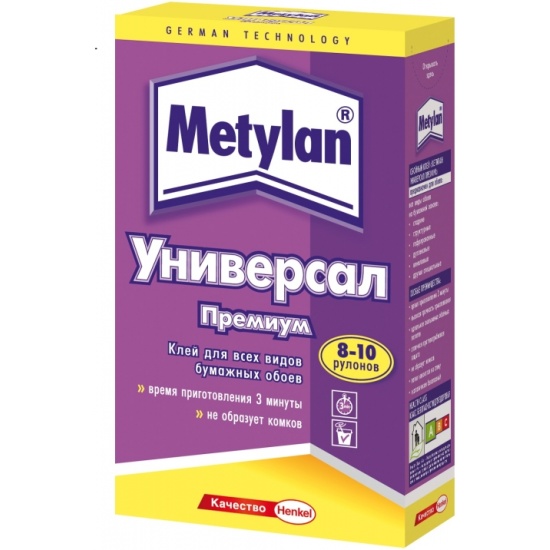 Metylan клей для обоев флизелиновых обоев