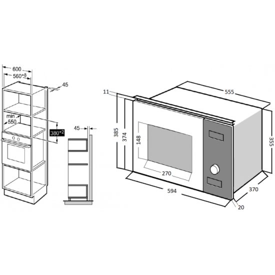 Kuppersberg hmw 650 bx схема встраивания