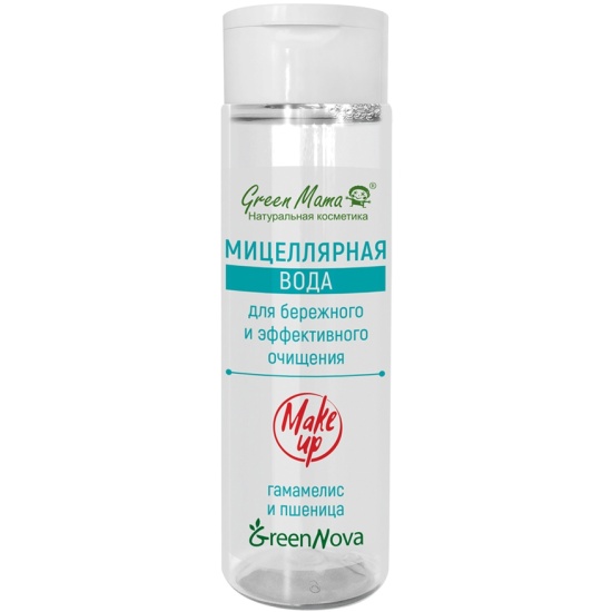 Мицеллярная вода для бережного и эффективного очищения Green Mama, 200 ...