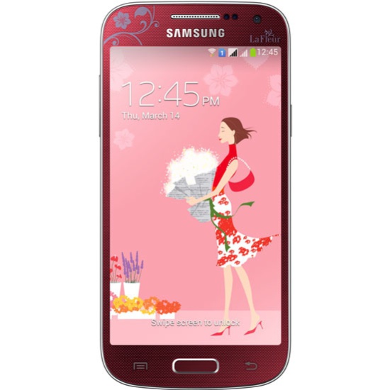 Смартфон Samsung Galaxy S4 Mini Duos GT-I9192 La Fleur (красный) - купить в интернет магазине с доставкой, цены, описание, характеристики, отзывы