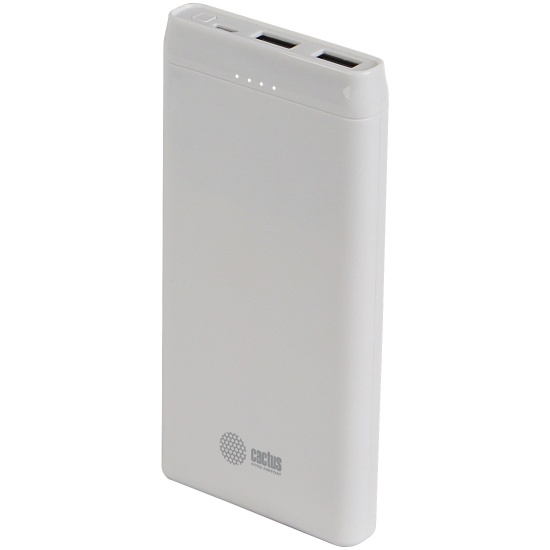 Внешний аккумулятор Cactus CS-PBFSMT-10000 10000mAh, белый — купить в ...