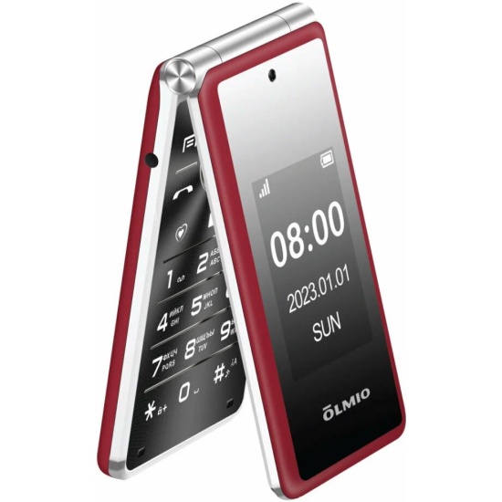 Мобильный телефон Olmio F50 Красный 046407 — купить по низкой цене в ...