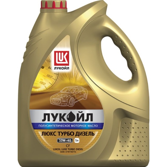 Моторное масло Лукойл Люкс Турбо Дизель CF 10W-40 полусинтетическое 5 л ...