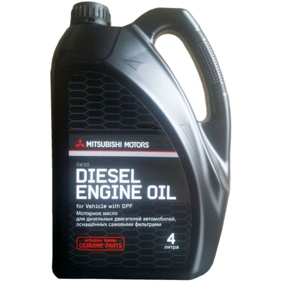 Моторное масло MITSUBISHI Diesel oil DL-1 5W-30 синтетическое, 4 л ...
