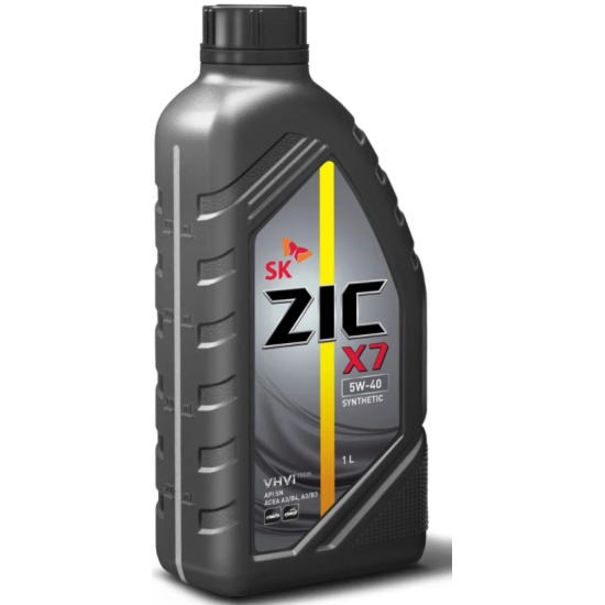 Моторное масло ZIC X7 5W-40 синтетическое 1 л — купить в интернет ...