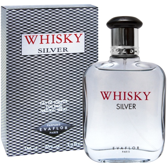 Мужская туалетная вода Evaflor Whisky Silver, 100 мл 00083163 — купить ...