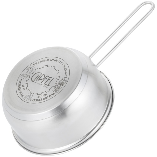 Набор посуды GIPFEL AZALEA 51061 (ковш, кастрюли, крышки), нержавеющая ...