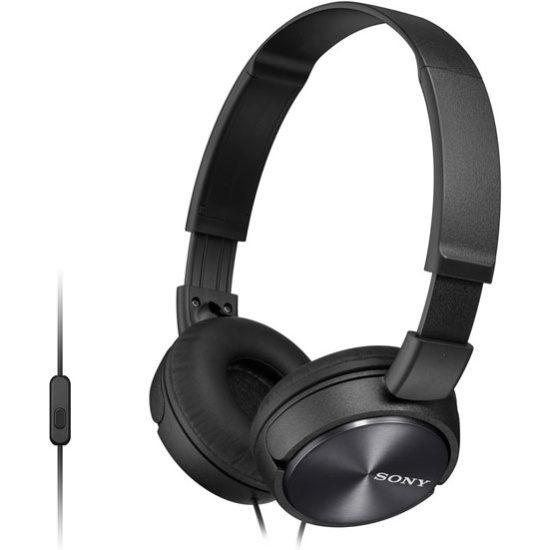 Наушники с микрофоном Sony MDR-ZX310AP черный — купить в интернет ...
