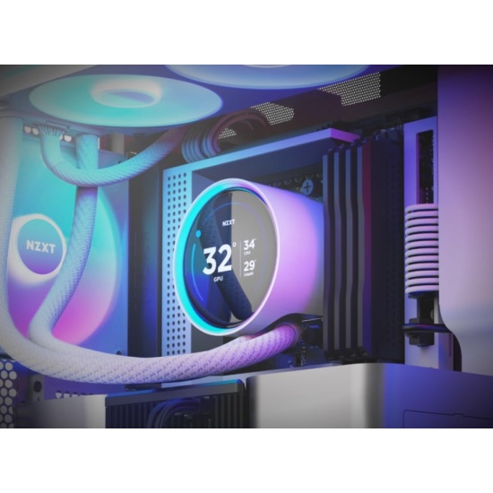 СВО для процессора NZXT Kraken Elite 280 RGB White (RL-KR28E-W2