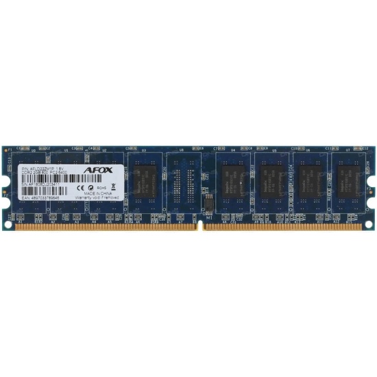 Оперативная память DDR2 AFOX 2Gb 800 MHz CL15 (AFLD22ZM1P) — купить в ...