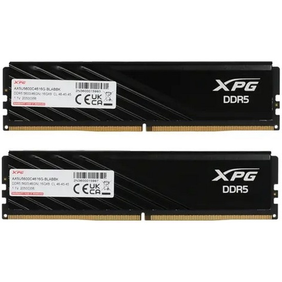 ADATA XPG LANCER Blade 32GB 16GB x2 DDR5 5600 AX5U5600C4616G DTLABBK