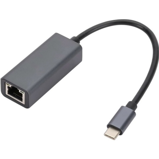 Купить переходник Bion USB C - RJ45, 1000мб/с, алюминиевый корпус, 15 ...