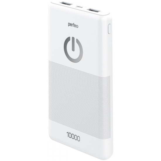 Внешний аккумулятор Perfeo Splash 10000 mAh white PF_B4297 — купить по ...