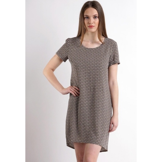 Платье CLEVER WEAR 381754т4штн женское, цвет коричневый, размер 44 ...