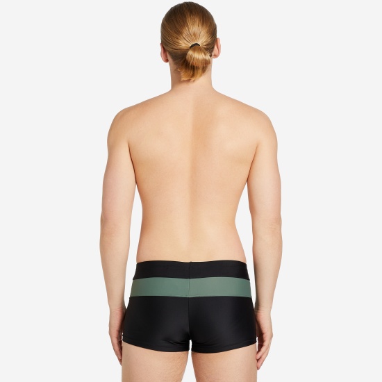 FILA Men s swim trunks black green 123026