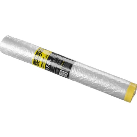 12255-270-15 Пленка STAYER "PROFESSIONAL" защитная с клейкой лентой "МАСКЕР", HDPE, 9мкм, 2,7х15м