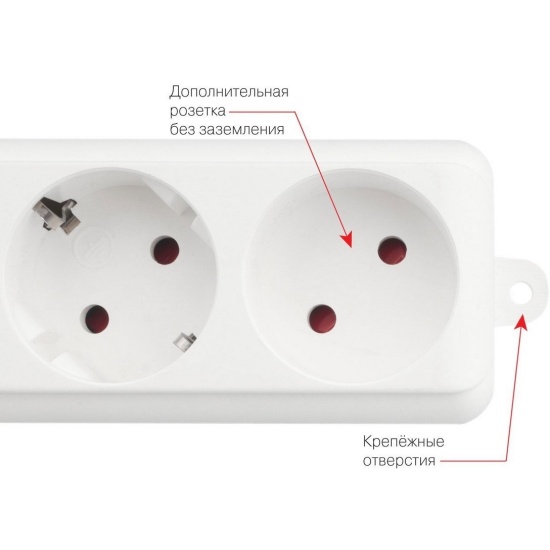 Купить POWER CUBE Сетевой фильтр PowerCube PRO 3м 6 розеток 16А (белый ...