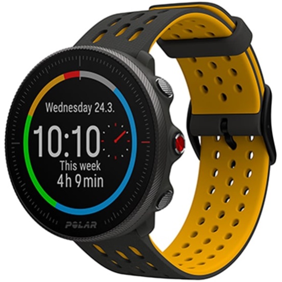 Купить Умные часы Polar Vantage M2 серый/желтый (окружность запястья ...