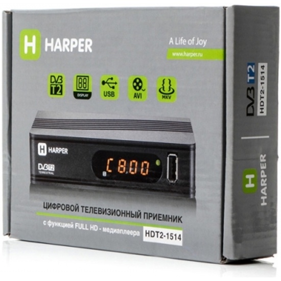 Ресивер DVB-T2 HARPER HDT2-1514 — купить в интернет-магазине ОНЛАЙН ...