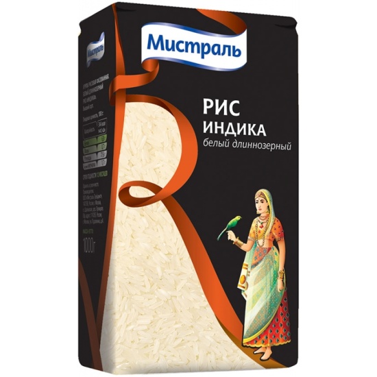 Рис мистраль бел длиннозерн индика 1.000 (4601916000014)