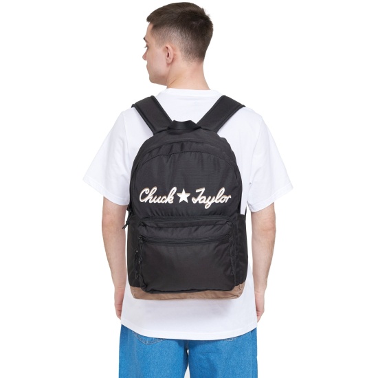 Converse Go 2 Backpack Large Logo 10023805 A01 Black