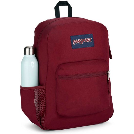 JanSport Cross Town Backpack Russet Red EK0A5BAIN621 046565